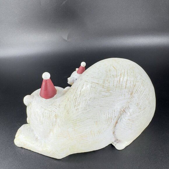 Tim Coffey Polar Bear Holiday Figurine 2007 Demdaco The Nature of Christmas VTG - Picture 6 of 11